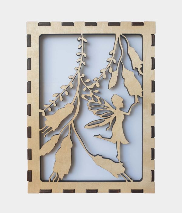 Kowhai Fairy Silhouette front